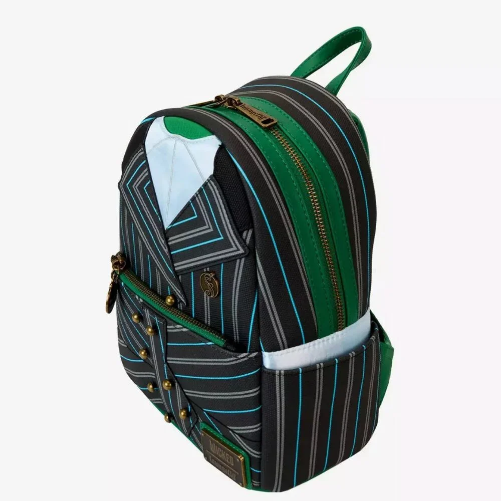 Loungefly Wicked Elphaba Shiz University Uniform Figural Mini Backpack NWT